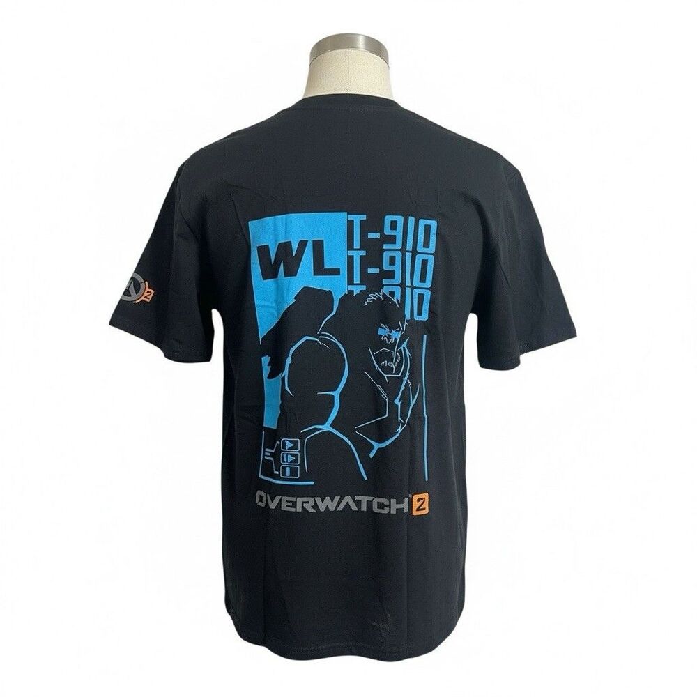 NWT Overwatch 2 Blizzard Difused Men's L Black Winston T-Shirt T-910 NEW